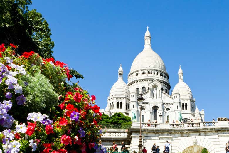 The iconic Sacre-Coeur in Paris 