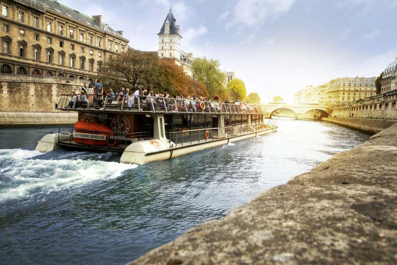 Boat trip on the Seine River